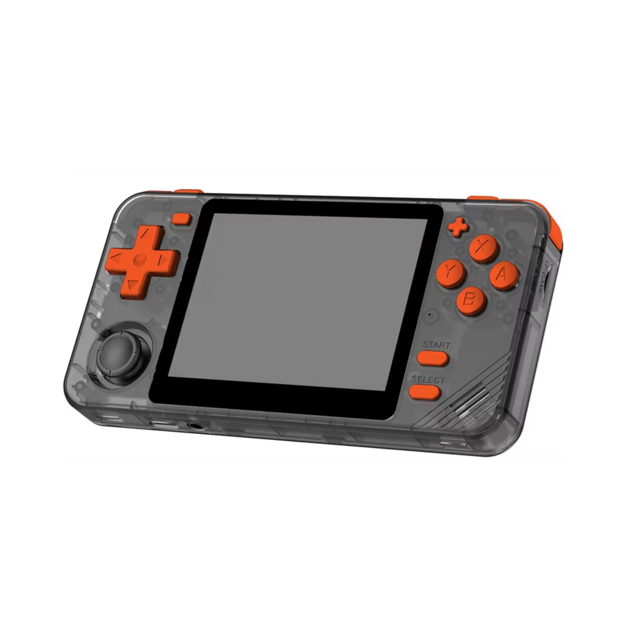 Porodo Gaming PDX640 Retro Arcade Game Console with 19 Emulators & 5000+ Built-in Games, 3.5" Screen Size, 60Hz Refresh Rate, Up to 8 Hours Playtime, Immersive Sound Play, Ergonomic Design, 2800mAh Battery Capacity - Orange / Black