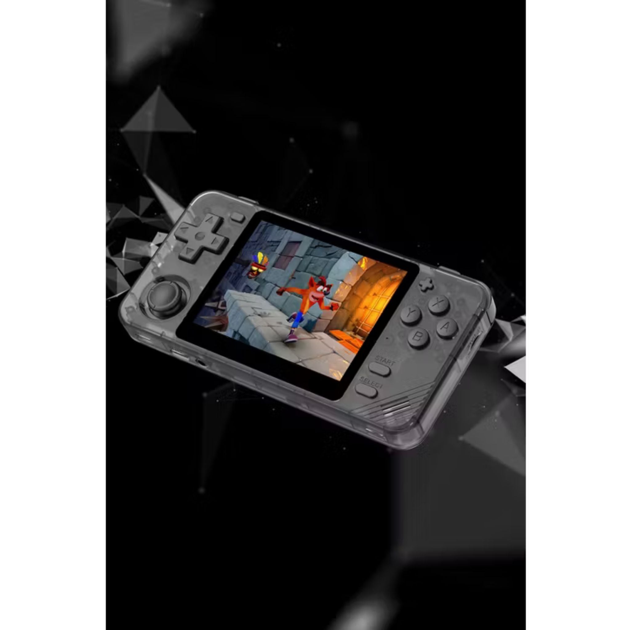 Porodo Gaming PDX640 Retro Arcade Game Console with 19 Emulators & 5000+ Built-in Games, 3.5" Screen Size, 60Hz Refresh Rate, Up to 8 Hours Playtime, Immersive Sound Play, Ergonomic Design, 2800mAh Battery Capacity - Gray