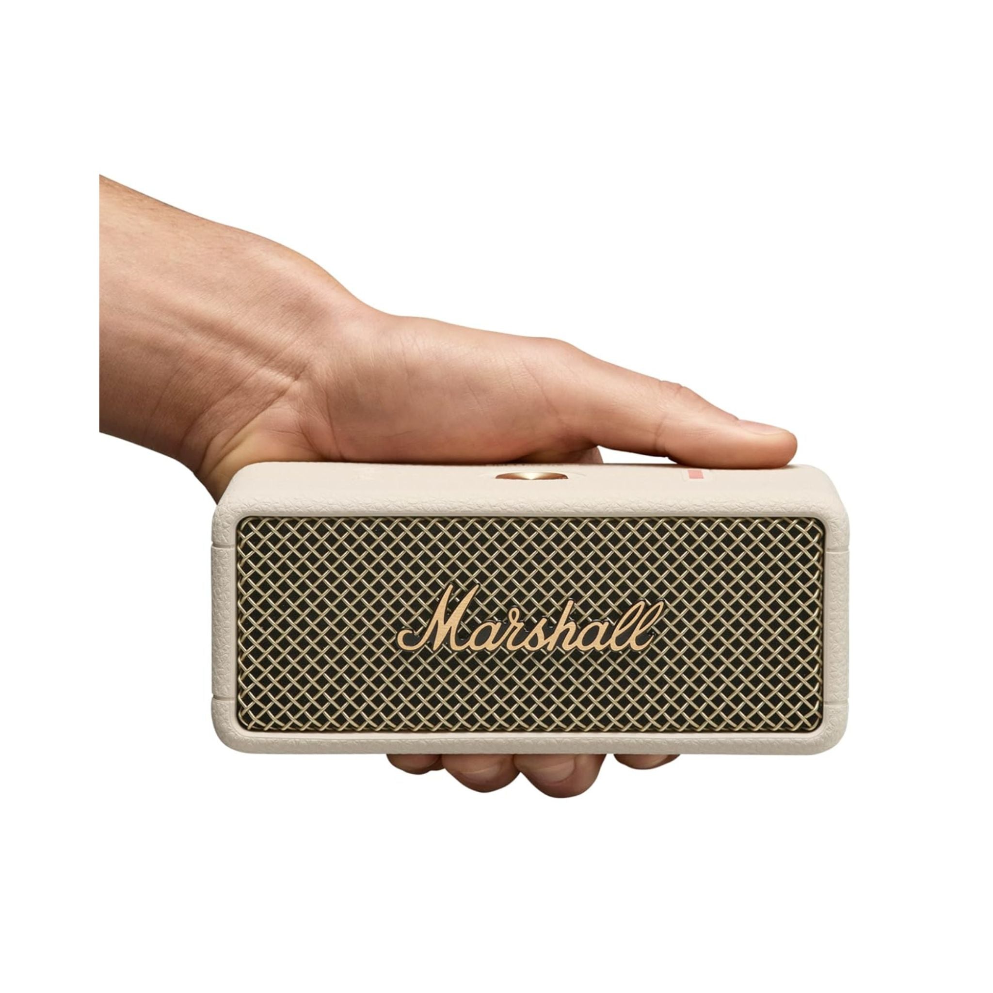Marshall Emberton III Portable Bluetooth Speaker - Water Resistant Wireless Speaker Portable Speaker with 32+ Hours of Playtime - Cream