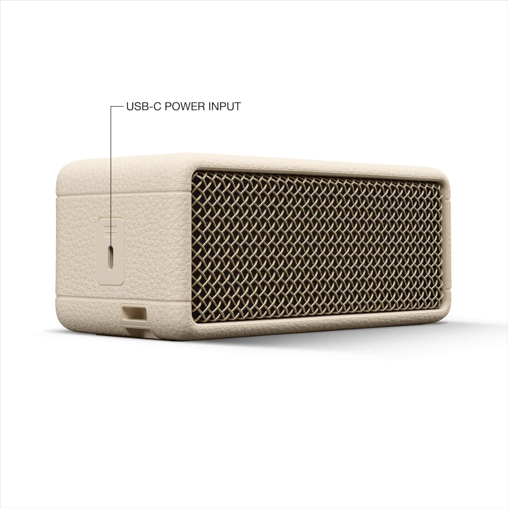 Marshall Emberton III Portable Bluetooth Speaker - Water Resistant Wireless Speaker Portable Speaker with 32+ Hours of Playtime - Cream
