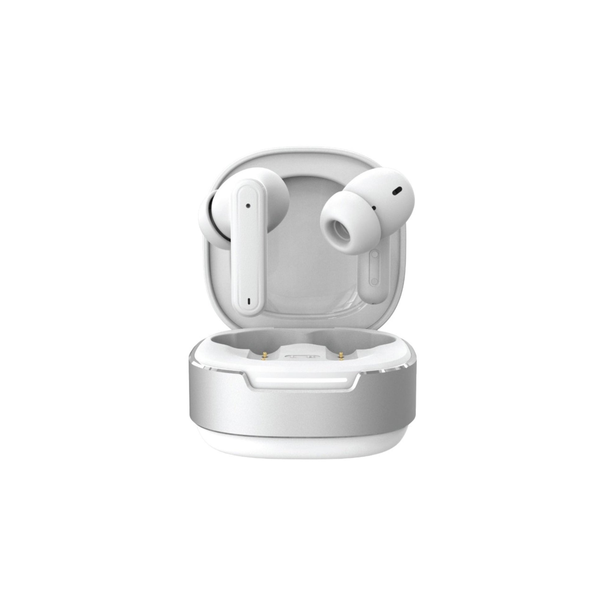 Modify Hybrid Earbuds, Noise Reduction, ANC, Bluetooth version 5.4, Hybrid 6 Mics - White