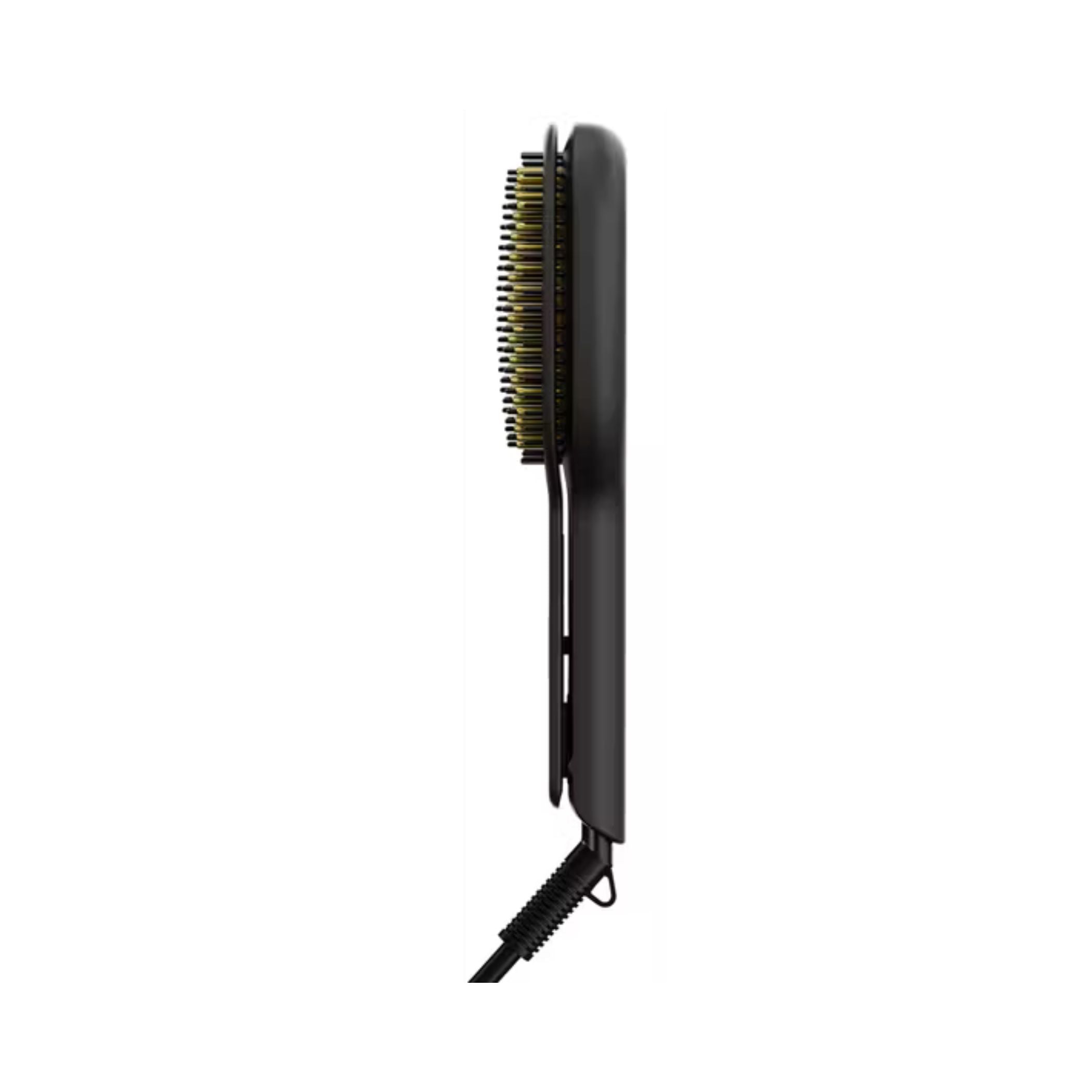 Porodo Lifestyle Ceramic Hair Straightener with 4 Adjustable Temperature Control, 70W Rated Power, PTC Fast Heating, Safety Auto Shut-Off, 360°Swivel Cord, 1.8m UK 3-Pin Plug - Black / Gold