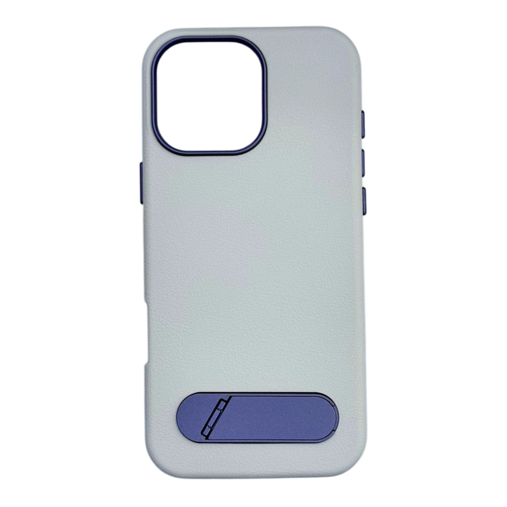 Maxora IPhone 16 Pro Max Leather Case with Kickstand