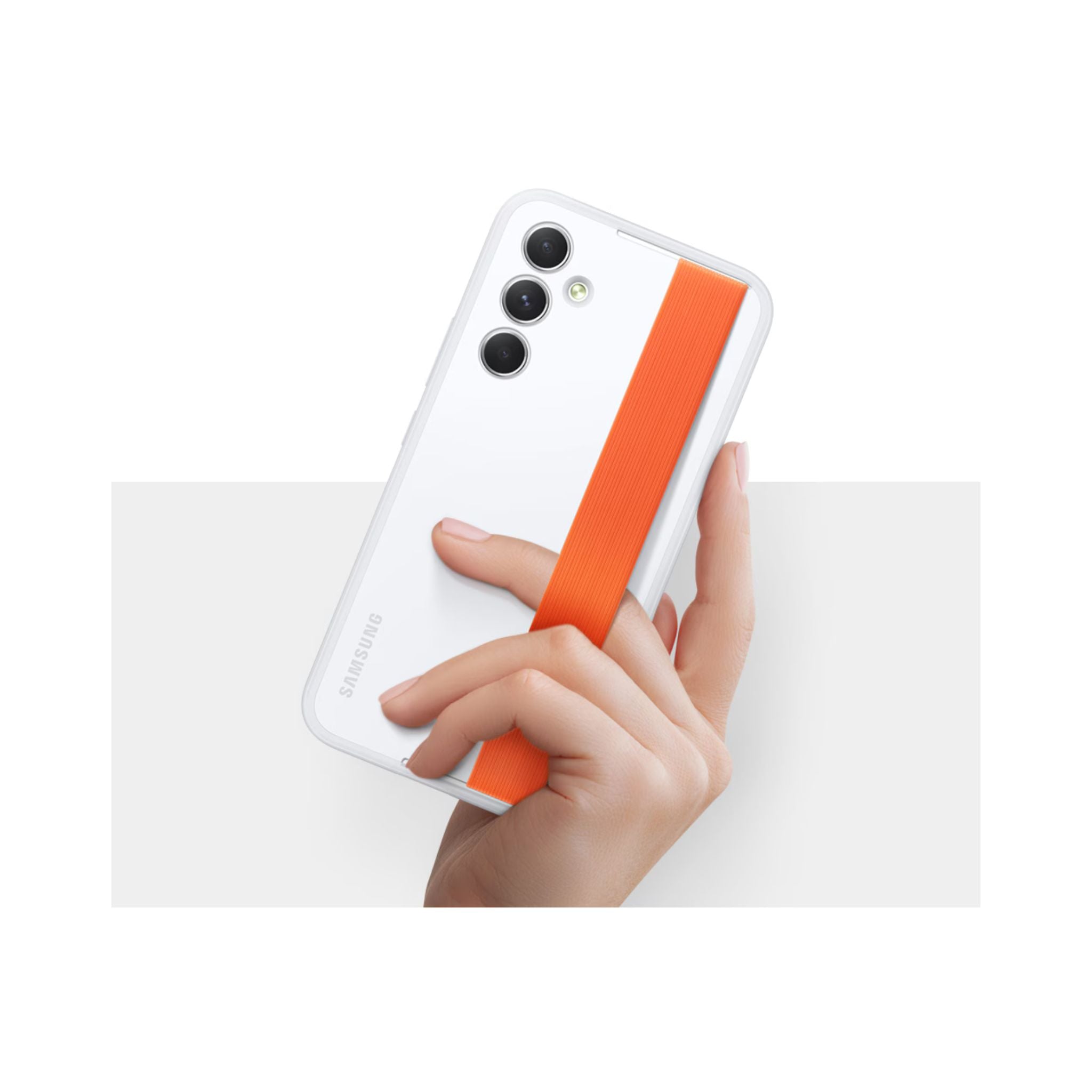 SAMSUNG Galaxy A54 5G Haze Grip Case- White