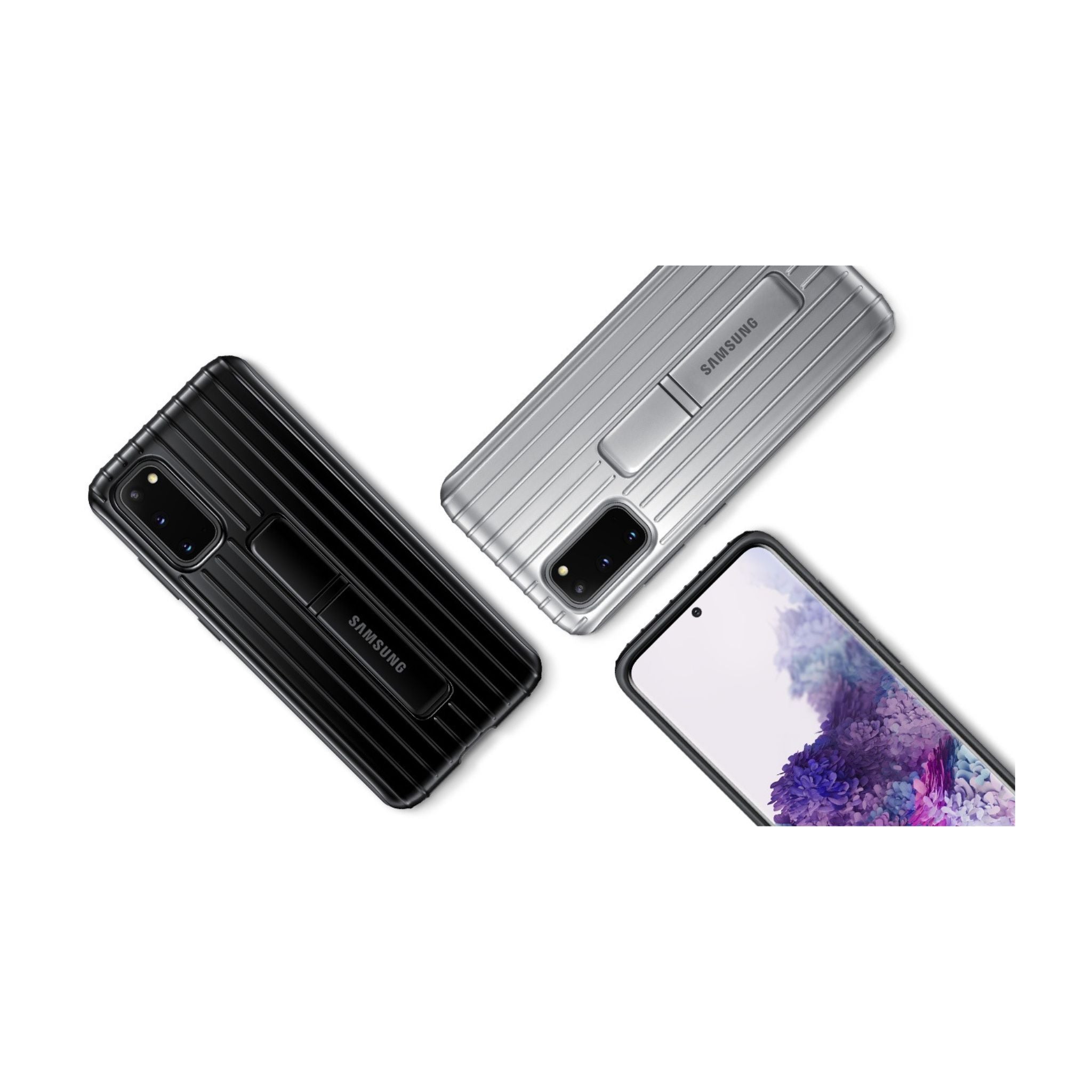 SAMSUNG Galaxy S20+/ S20+5G Protective Standing Cover- Black