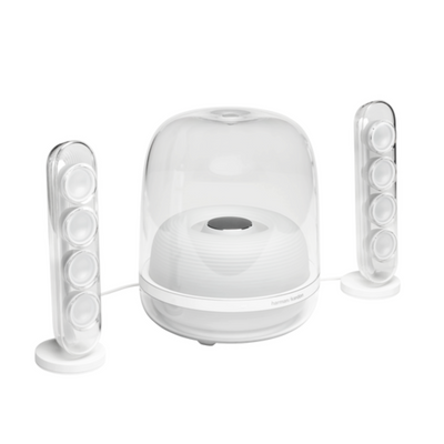Harman Kardon Soundsticks 4 Bluetooth Wireless 2.1 Speaker System , Bluetooth version 4.2 , Weight 4.432 kg - White