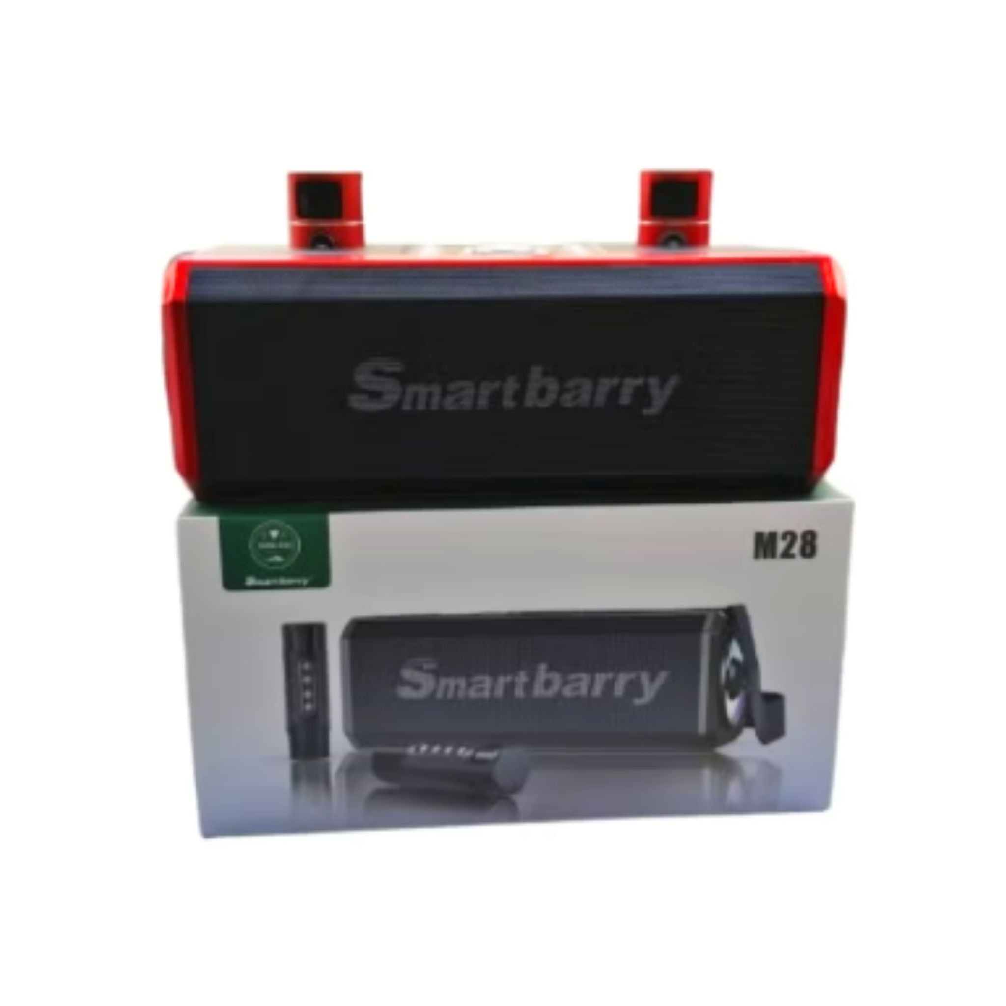 SmartBarry M28 Portable Karaoke Machine Wireless Bluetooth Speaker With two Microphones - Red