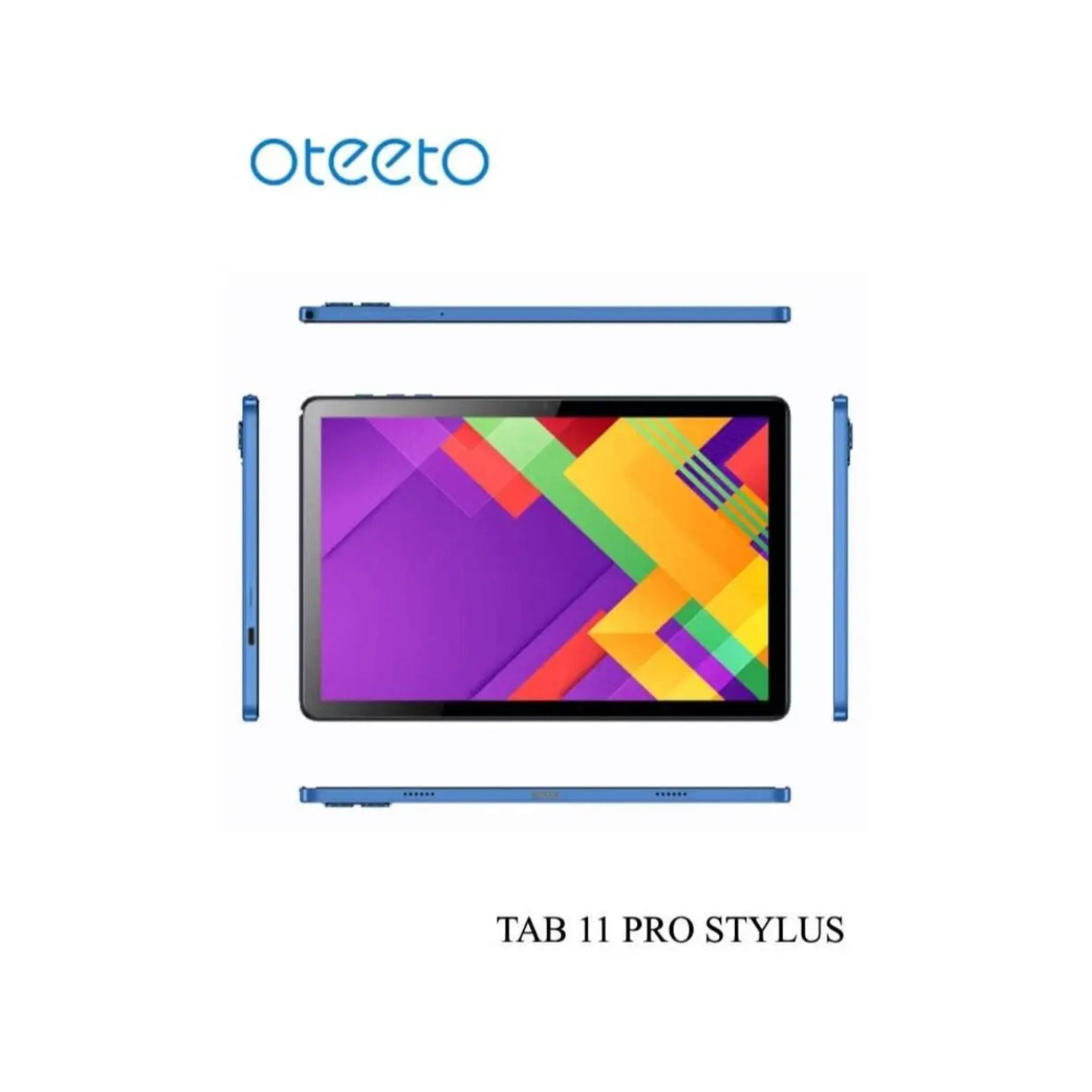 Oteeto TAB 11 Pro Stylus 8 GB RAM 512 GB ROM 10.1 Inch Display 5G Android Tablet PC With Wireless Keyboard Stylus Pen and 6000 mAh Battery- Blue