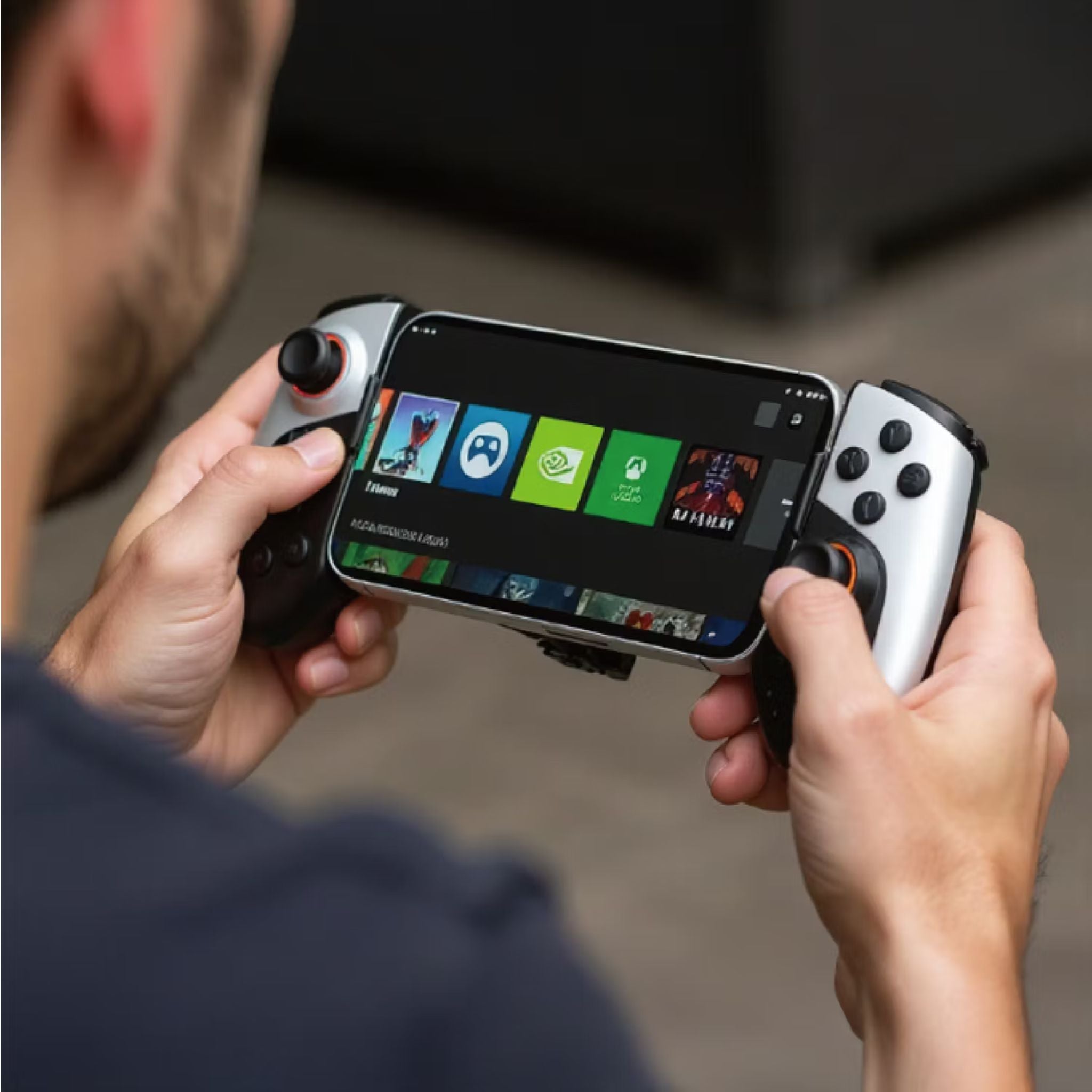 Porodo Gaming Chillcore Coolling Game Controller with Active Cooling System, Customizable Macro Mapping, Multi-Platform, Universal Phone Compatibility, Wireless Connectivity, USB-C Charging Interface - Black