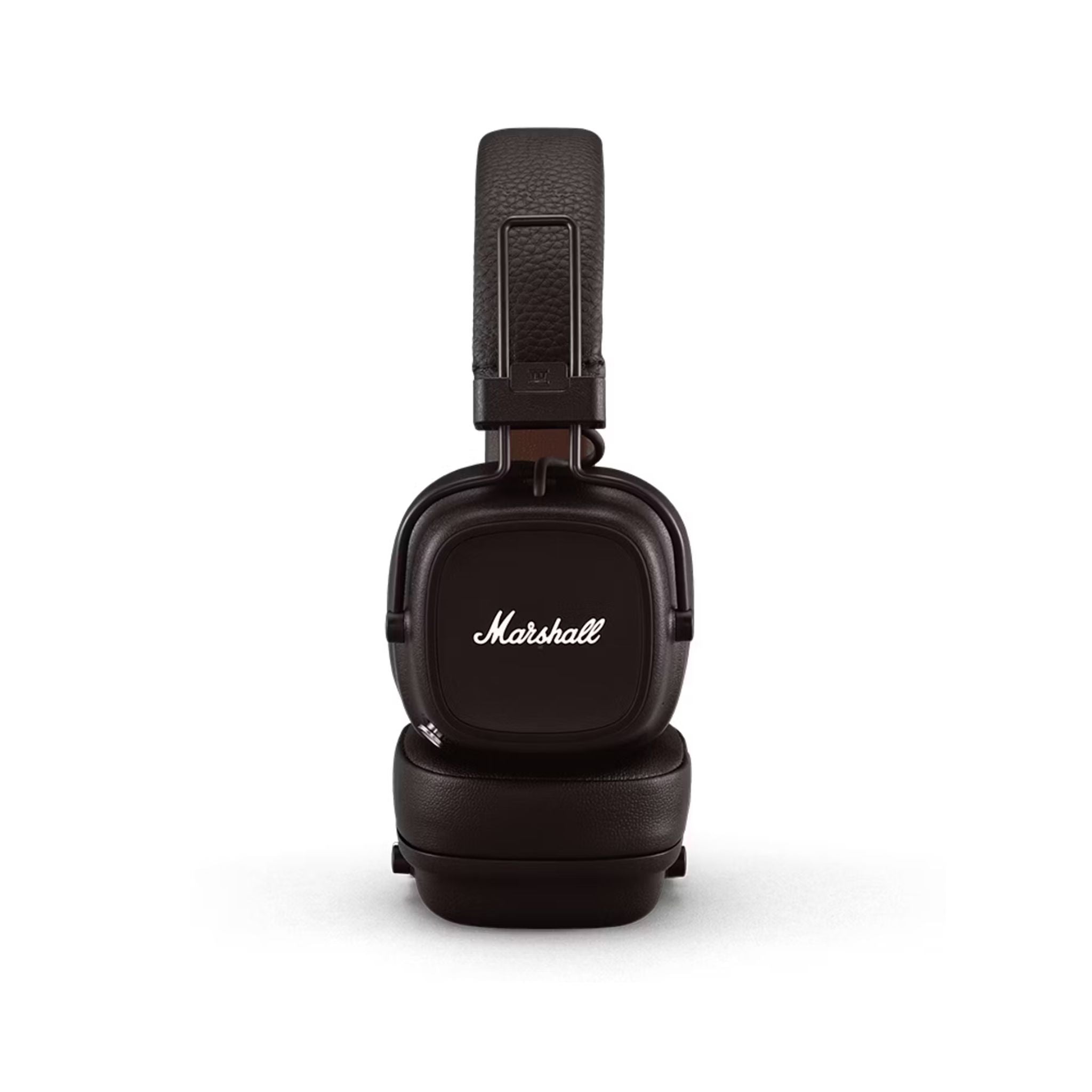 Marshall Major IV On-Ear Wireless Headphones, Foldable Design, 80 Hours of Wireless Play Time, Bluetooth Multipoint Connectivity, Fast & Wireless Charging, Bluetooth Version 5.0, 3 Hours Charging Time, 10 m Bluetooth Range - Brown
