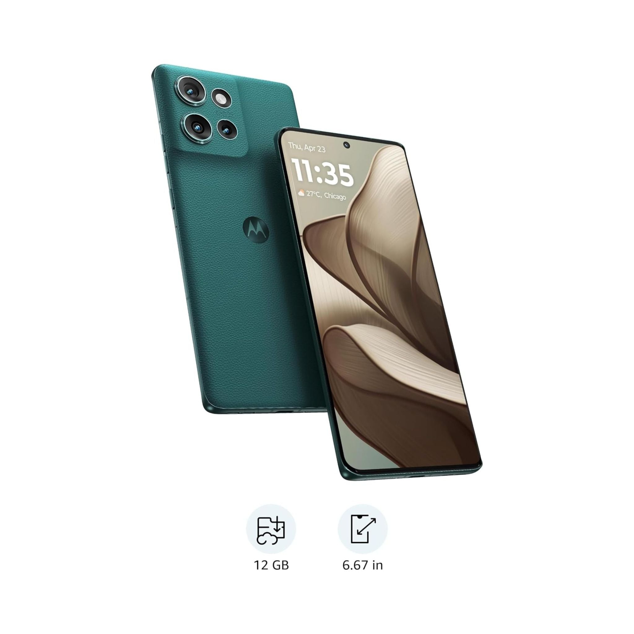 Motorola Edge 50 5G, Dual SIM, 12GB RAM 512 GB ROM - International Version- Jungle Green