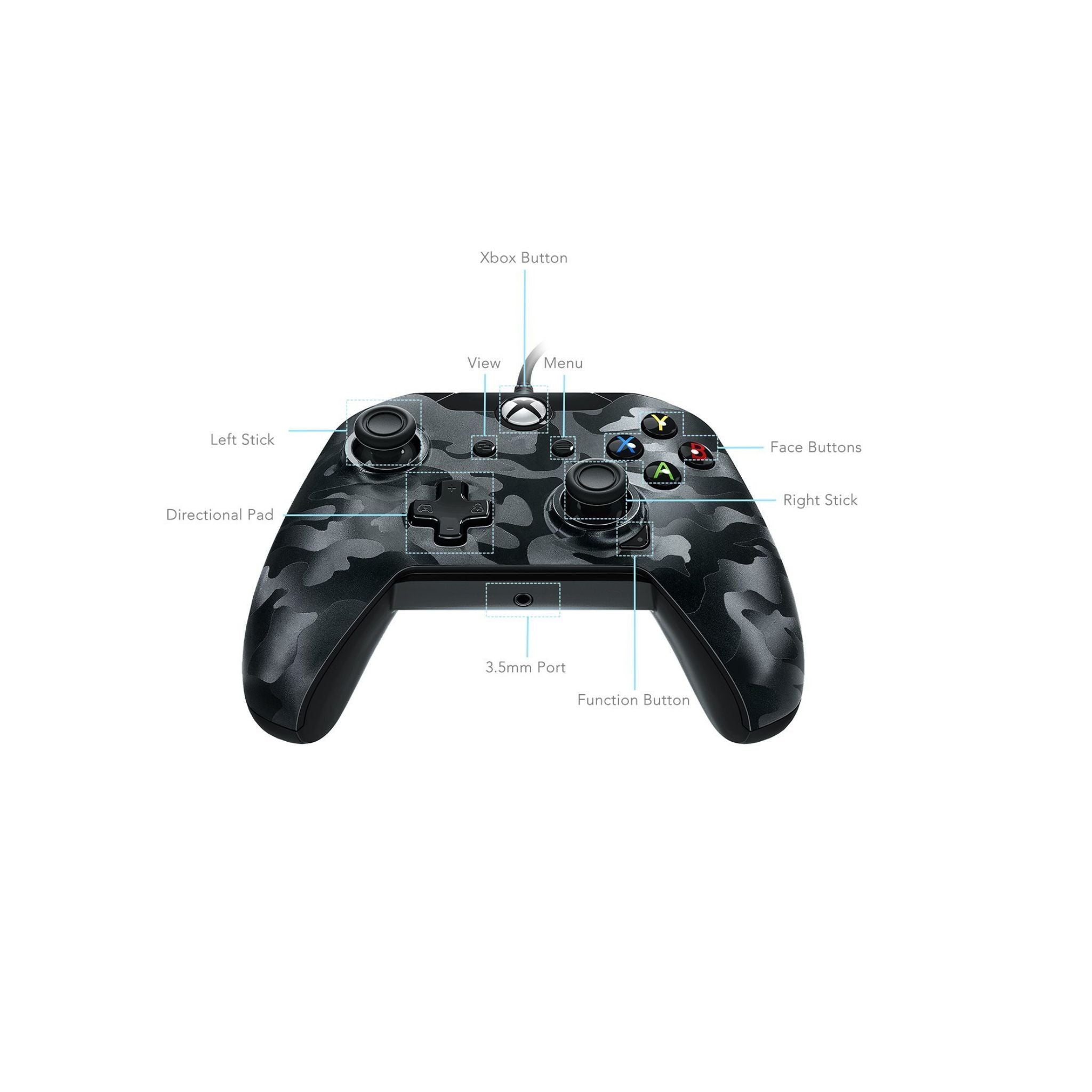 Microsoft 1 TB Xbox One S Console - Forza Horizon 4 Bundle + PDP Stealth Series Wired Controller for Xbox, Phantom Black