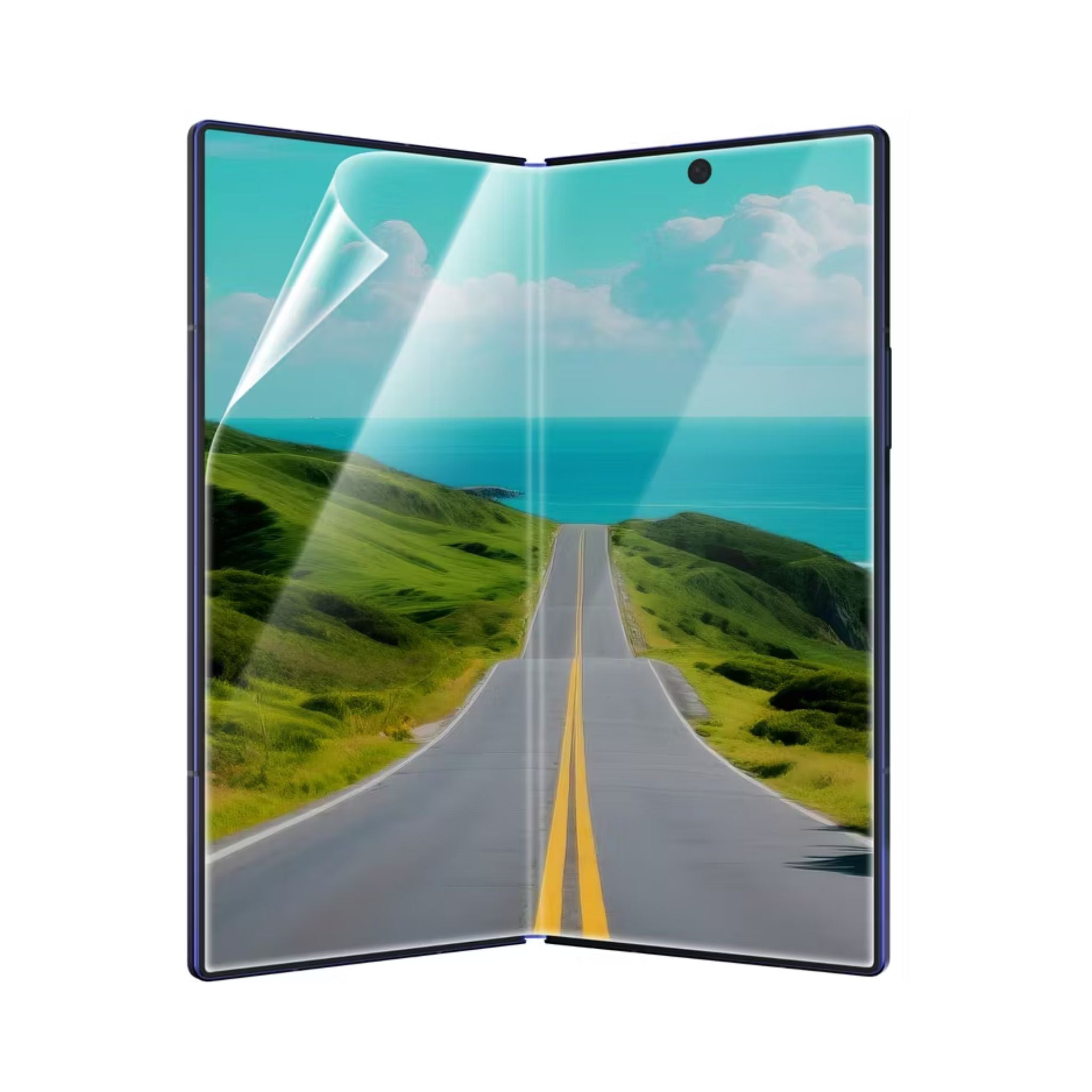 Green Lion Fold Clear Protection Pack for Z Fold 7 with Maximum Coverage, Self-Healing Tech, Highly Responsive & Touch Sensitive, Anti-Scratch, Keep HD Clarity - Clear