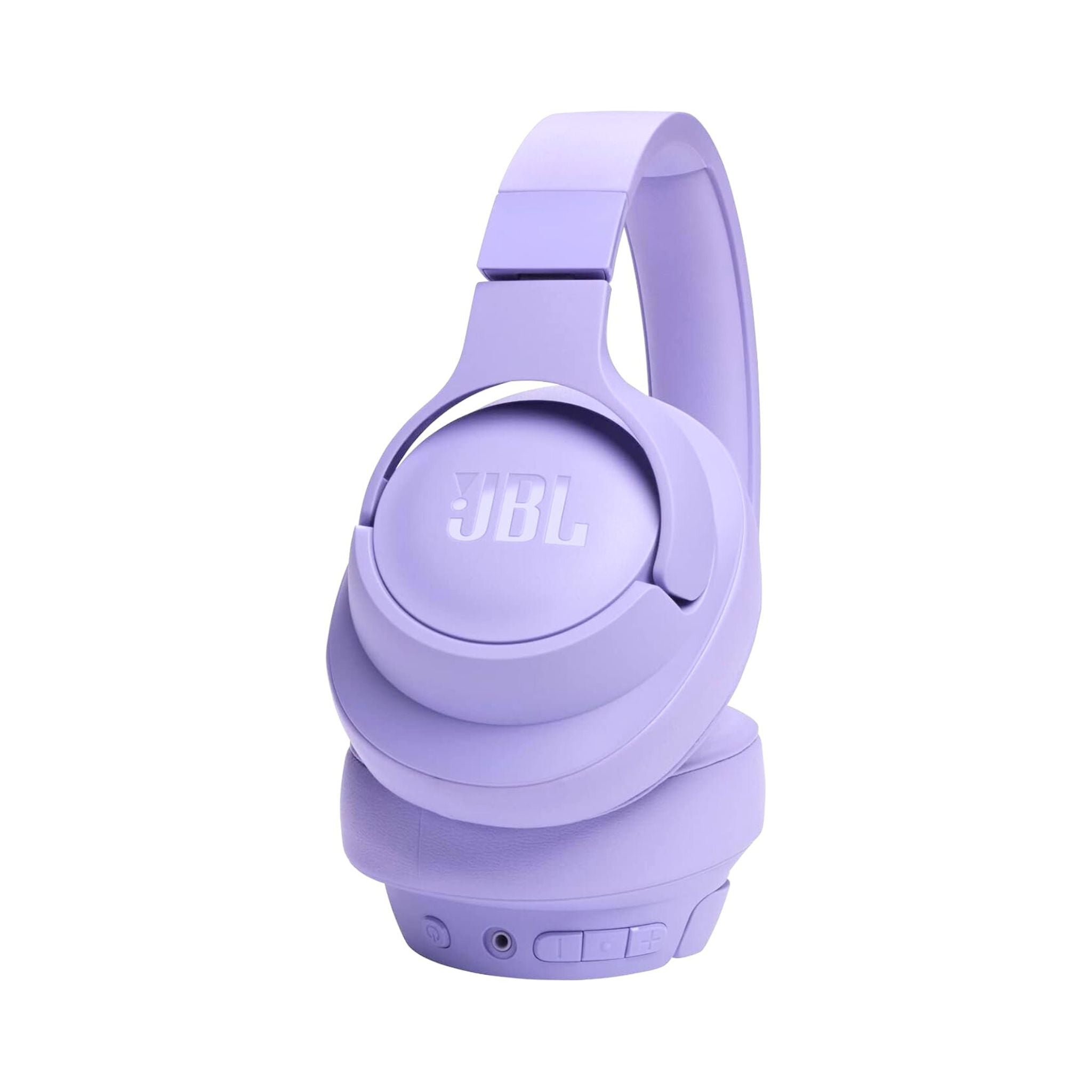 JBL Tune 720BT Wireless Over-Ear Headphones, Pure Bass Sound, Bluetooth 5.3, 76H Battery, Hands-Free Call, Multi-Point Connection, Foldable, Detachable Audio Cable - Purple