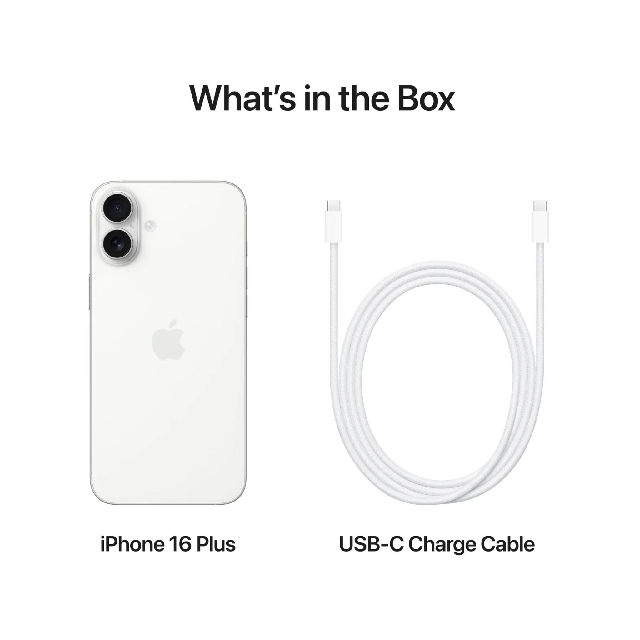 Apple iPhone 16 Plus (128 GB) - White (INDIA)