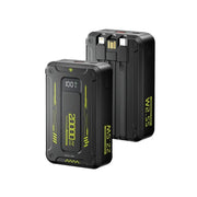 Green Lion Xtreme 20 Power Bank 20000mAh, PD 22.5W, Built-in Cable, Lightning & USB-C Cables, USB-A & USB-C Ports, Digital Display, Lightning Cable, USB-C Cable, USB-A Port, USB-C Port - Black