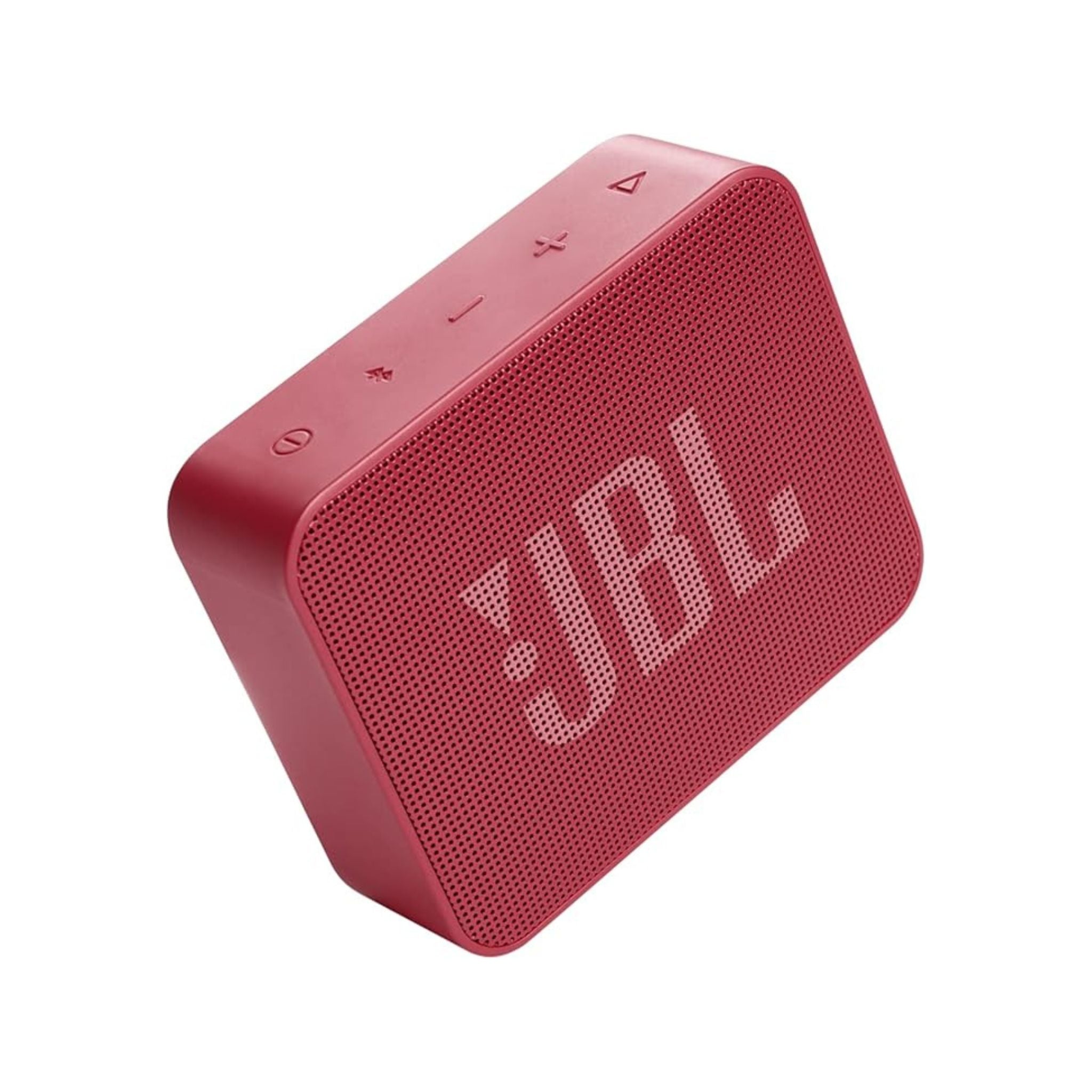 JBL Go Essential Portable Waterproof Speaker, Original JBL Pro Sound, Big Audio and Rich Bass, IPX7 Waterproof, Wireless Streaming, 5 Hours of Battery - Red