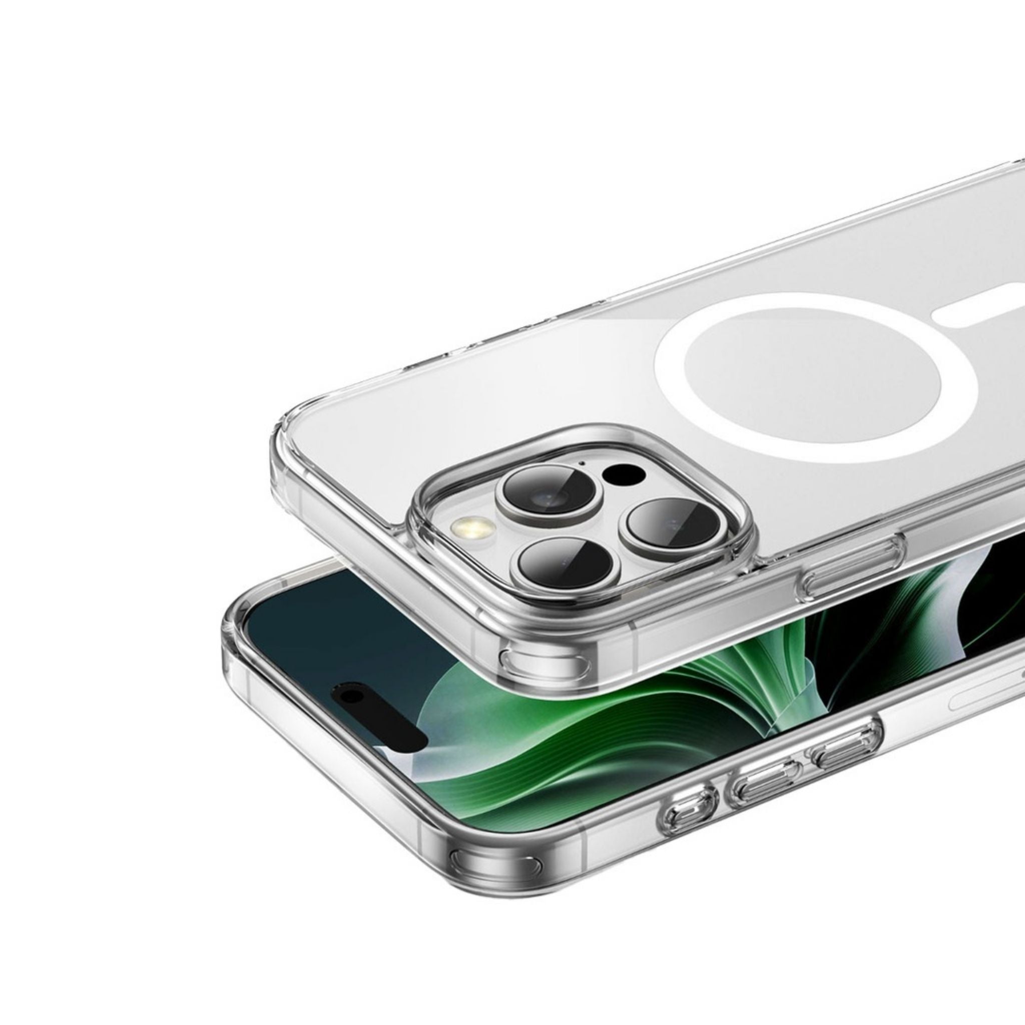 Green Lion MagSafe Crystal Clear for iPhone 16 Pro Max - Clear