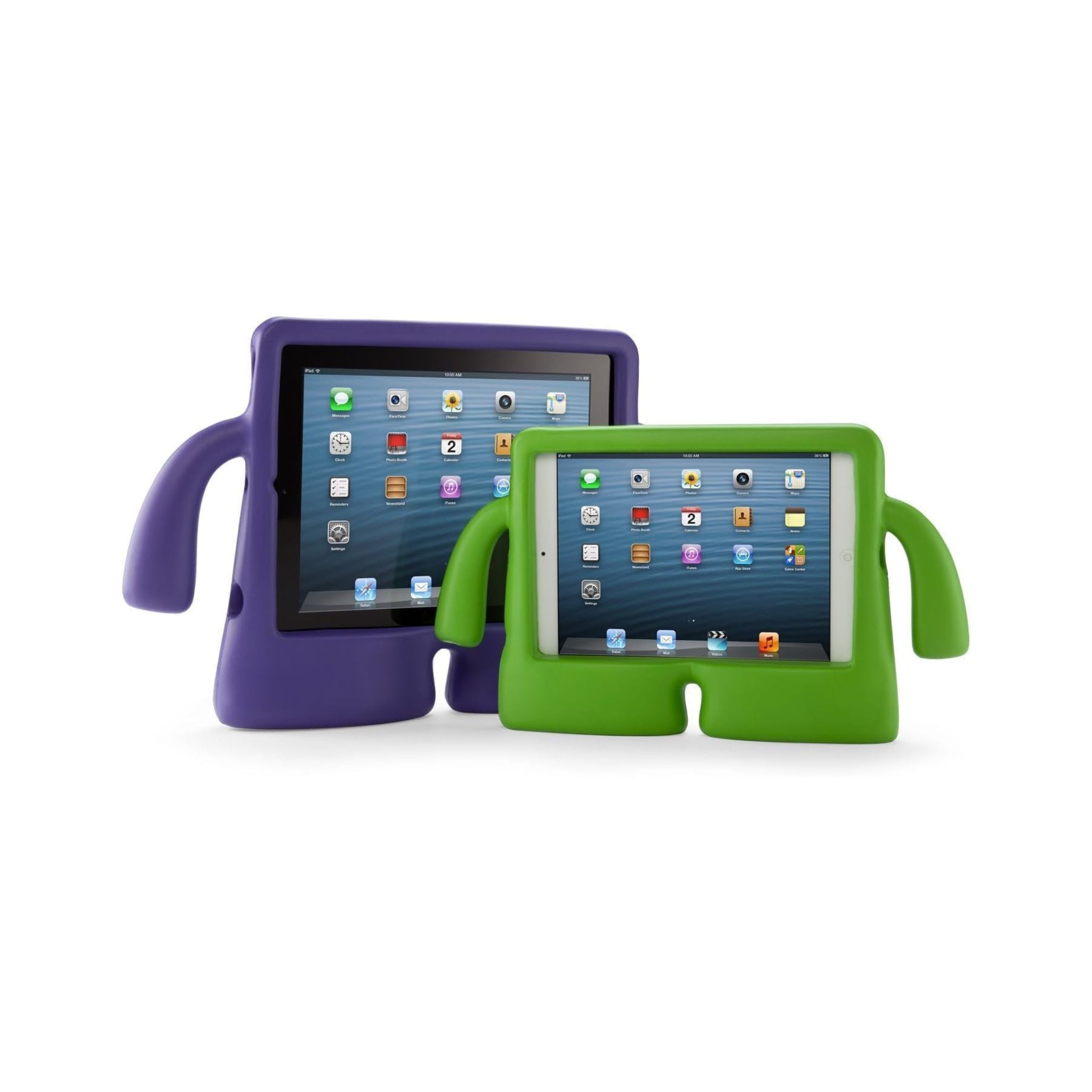 iPad Case Air 5th Generation 4th 10th 10.9 inch Pro 11 2020 2021 2022 Durable Shockproof Protective Cover for Kids Girls Boys - Silicone-Purple