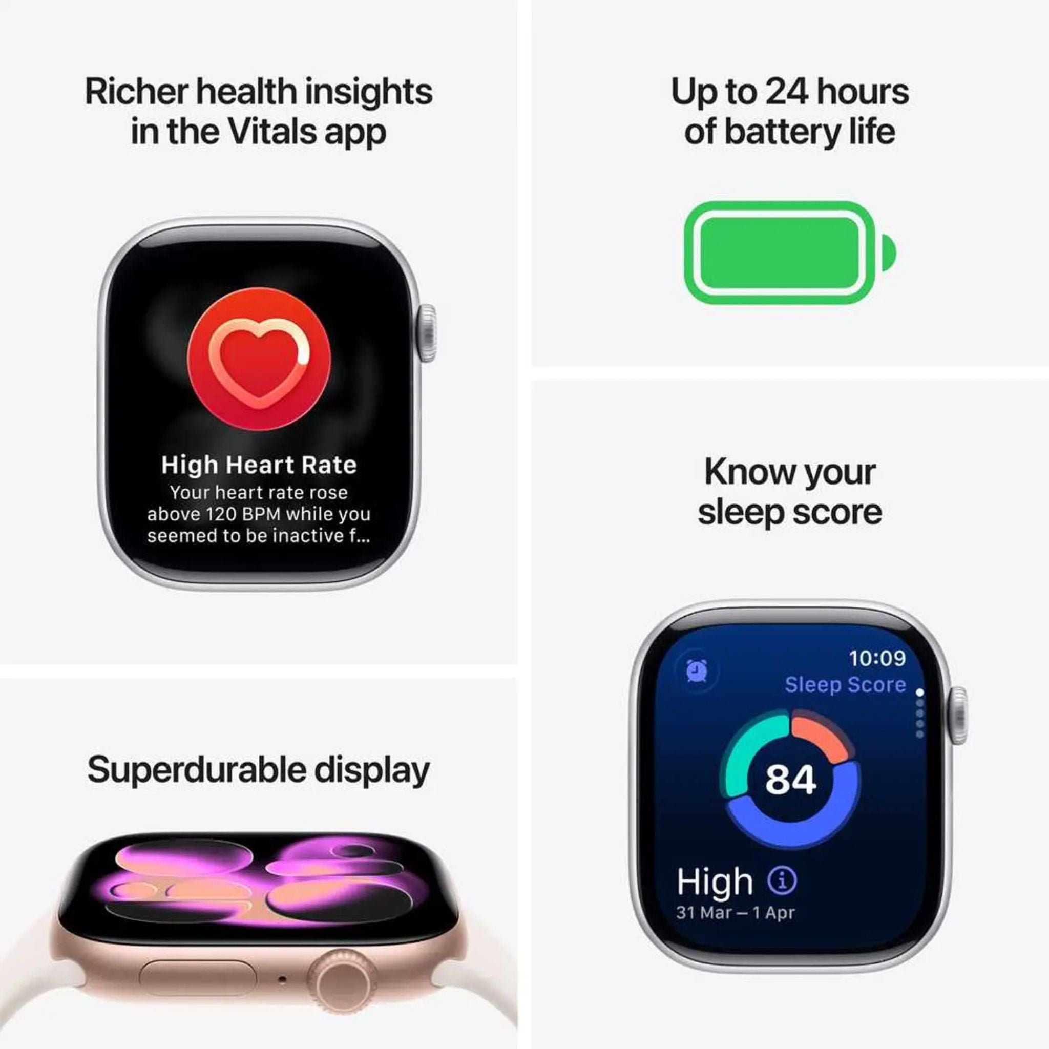 Apple Watch Series 11 GPS 46mm Jet Black Aluminium Case With Black Sport Band - M/L -International Version