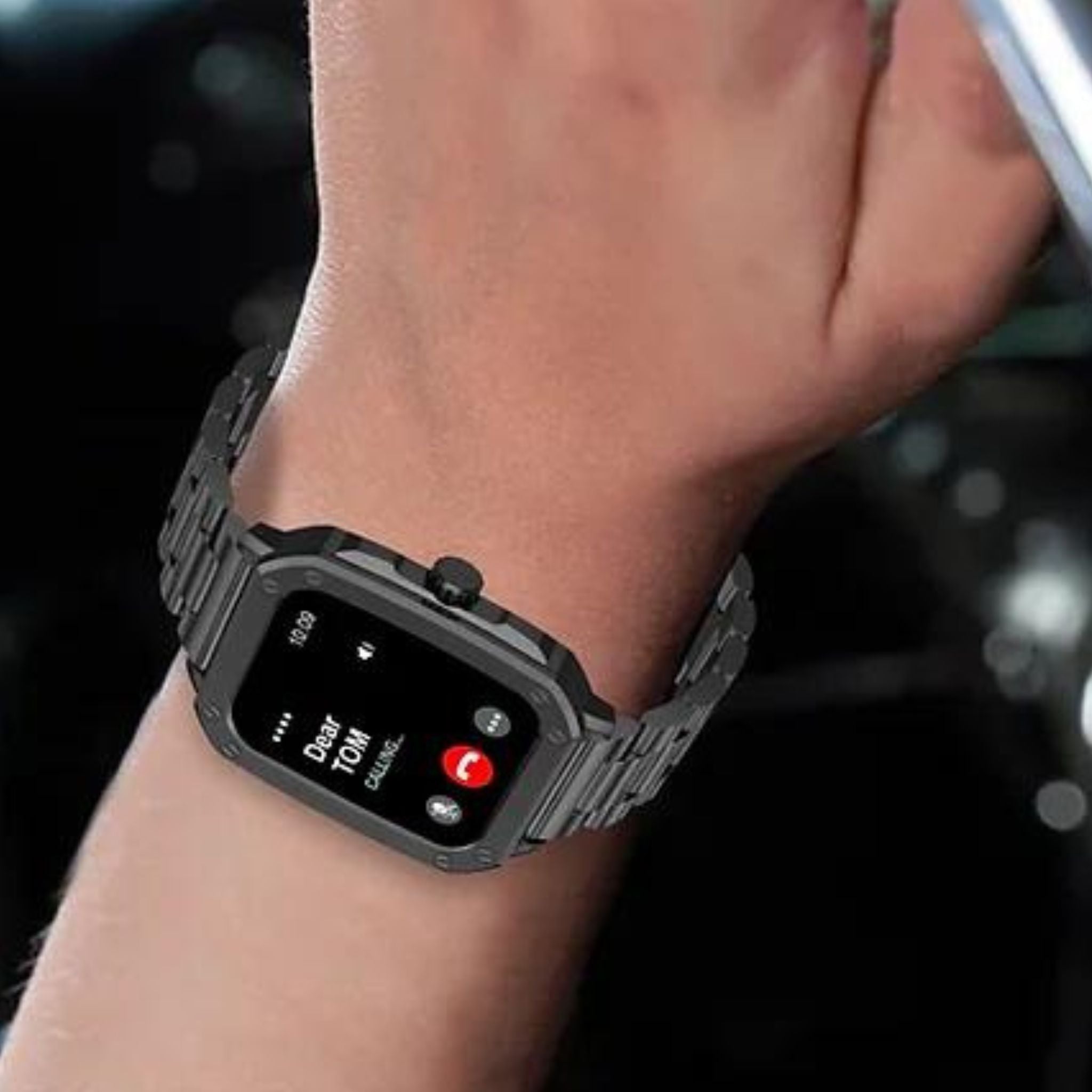 Haino Teko S3 Max Smartwatch with 2 Replacement Covers – Black