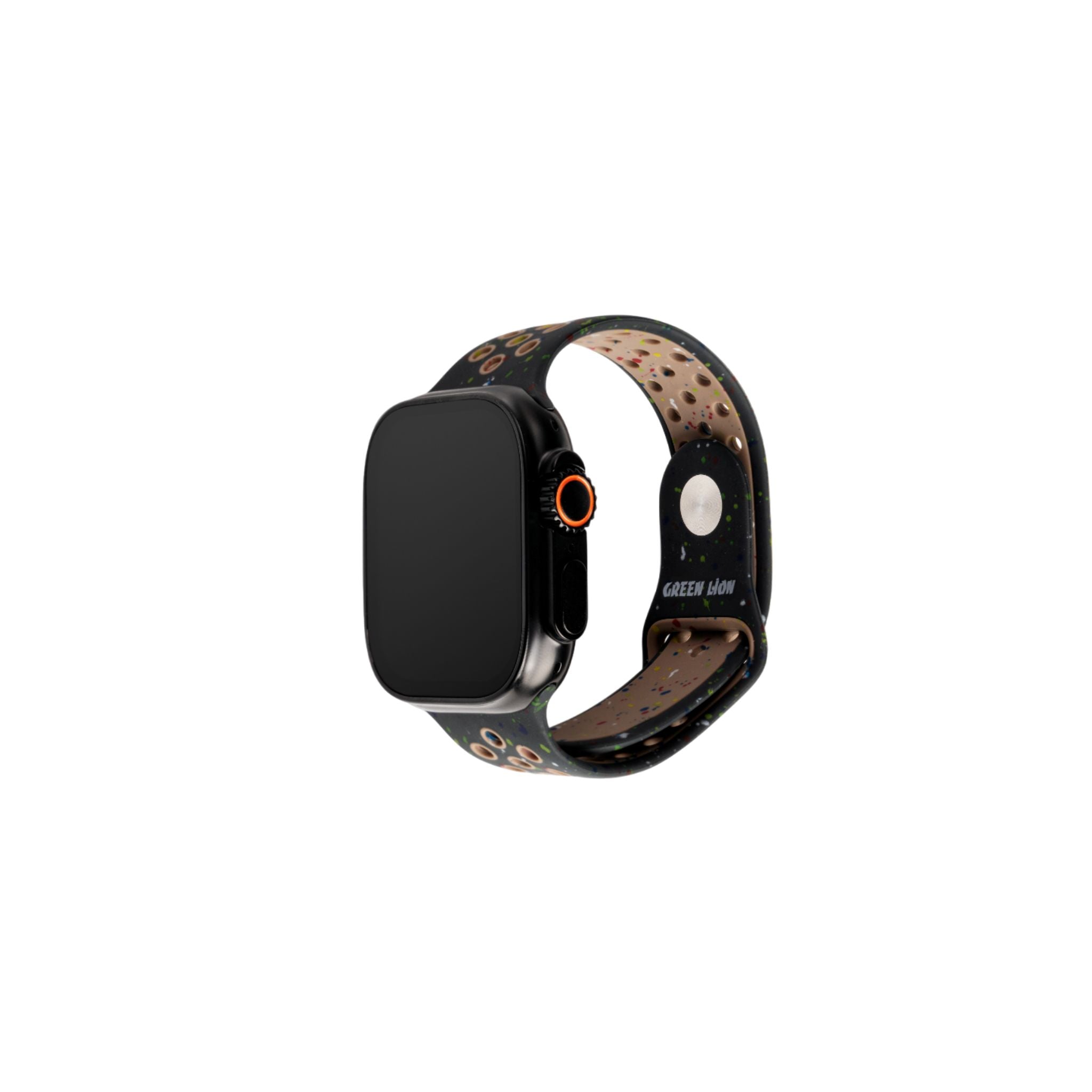Green Lion Ultra Active Smart Watch with Bedside Lamp Mode, Heart Rate & Sleep Monitoring, 2.01" Screen, 10 Days Standby Time, ChatGPT Support, Double Tap Function - Black
