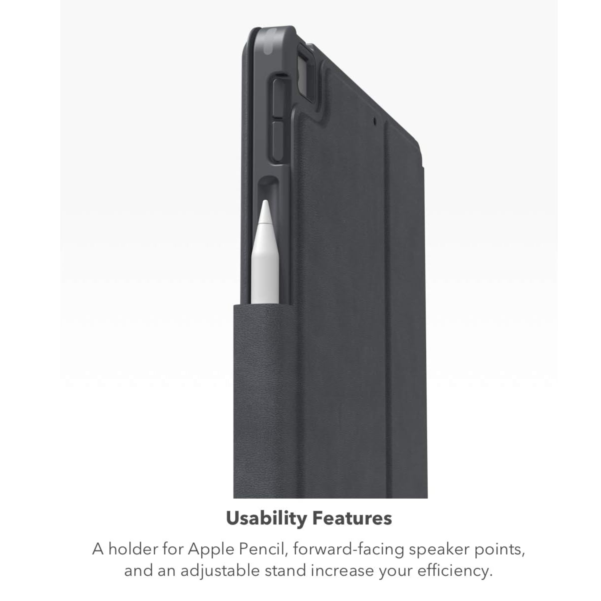 ZAGG Pro Keys Detachable Case and Wireless Keyboard for Apple iPad Pro 10.2", Multi-Device Bluetooth Pairing, Backlit Laptop-Style Keys, Apple Pencil Holder, 6.6ft Drop Protection, Lightweight, Black